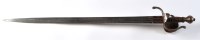Lot 1075 - A 17th Century German rapier, the tapering...