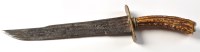 Lot 1078 - A 19th Century Bowie knife, possibly Scottish,...