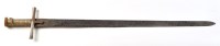 Lot 1089 - A Kaskara sword, the tapering double edged...