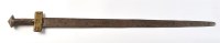 Lot 1093 - A 19th Century Takouba sword, the double edged...