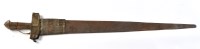 Lot 1094 - A 19th Century Takouba sword, the double ended...