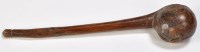 Lot 1099 - A South African knobkerrie, with offset head...