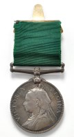 Lot 1100 - A Victorian long service volunteer medal,...