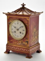 Lot 1278 - An early 20th Century bracket clock, in the...