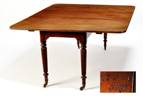 Lot 1396 - An Irish early Victorian mahogany extending...