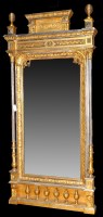 Lot 1411 - A 19th Century gilt and parcel silvered wall...