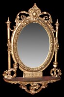 Lot 1414 - A 19th Century gold painted wall mirror, the...