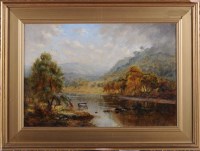 Lot 200 - William Irving (1866-1943) A BORDERS RIVER...