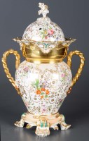 Lot 297 - A French pot pourri vase and cover, in the...