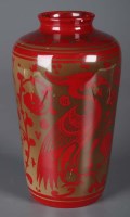 Lot 316 - Annie Ollier for Bernard Moore: a flambé vase...