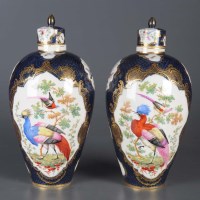 Lot 320 - Sampson, Paris: a pair of 'Worcester' covered...