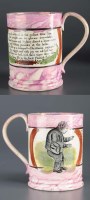 Lot 340 - A frog mug by the ''Yellow Band Pottery'',...