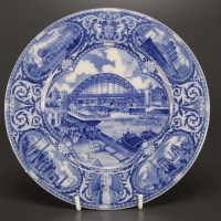 Lot 387 - CT Maling & Sons: an Exhibition plate showing...