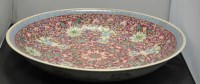 Lot 446 - A Famille Rose charger, late 19th/early 20th...