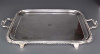 Lot 504 - A Victorian two-handled tea tray, by Greenberg,...