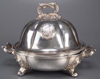 Lot 508 - A 19th Century ornate two-handled tureen, of...