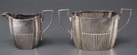 Lot 538 - A George V two-handled sugar bowl and matching...