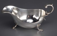 Lot 552 - A George V gravy boat, by J. Round, Sheffield...