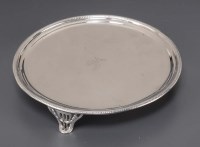 Lot 583 - A George III waiter, by Richard Morton & Co.,...