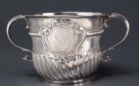 Lot 584 - A Queen Anne Britannia standard porringer, by...