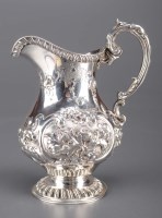 Lot 589 - A Victorian milk jug, by John Samuel Hunt,...