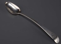 Lot 612 - A George III gravy spoon, by Hester Bateman,...