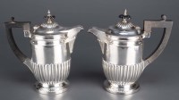 Lot 642 - An early 20th Century coffee pot and matching...