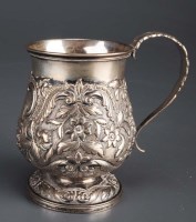 Lot 646 - A George IV mug, by William Knight II or...