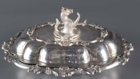 Lot 655 - A Victorian tureen and cover, by William Ker...