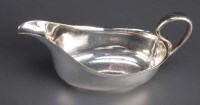 Lot 666 - A sterling sauce boat, by Tiffany & Co., of...