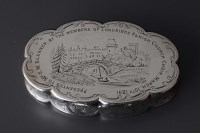 Lot 698 - A Victorian silver snuff box, by Nathaniel...