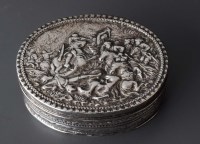 Lot 703 - A Victorian silver snuff box, by Rosenthal,...