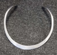 Lot 836 - Georg Jensen: a silver torque necklace of...