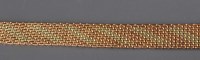 Lot 844 - A Russian two-colour gold bracelet, the flat...