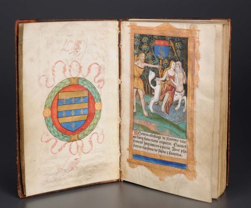 Lot 958-Book of Hours, use of Rome. Heures a lusaige de...