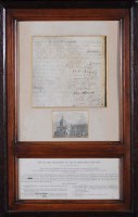 Lot 976 - A 17th Century indenture, on velum, discussing...