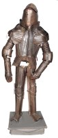 Lot 979 - A suit of articulated steel studio armour,...