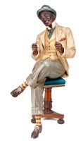 Lot 981 - A cast near life-size figure, probably of Bill...