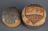 Lot 996 - A late 18th Century embroidered pin cushion,...