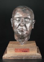 Lot 1007 - Artist Unknown: a bronze bust of a man, on...