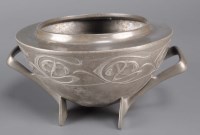 Lot 1019 - A Tudric pewter two handled rose bowl, circa...