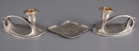 Lot 1033 - A pair of 19th Century WMF electroplated...