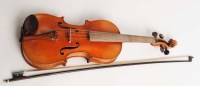 Lot 1053 - A German violin after Maggini, circa 1900, the...