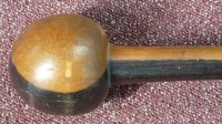 Lot 1064 - A Zulu knobkerry, with spherical pommel and...