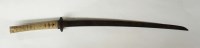 Lot 1077 - A Japanese wakizashi, probably 19th Century,...