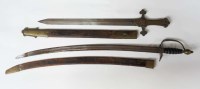 Lot 1079 - A Victorian Bandsmans sword, the 18 1/2in....
