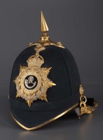 Lot 1082 - A Durham Light Infantry helmet, for the 68th...