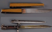 Lot 1084 - A Japanese Arisaka Type 30 bayonet, introduced...