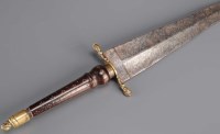 Lot 1085 - A late 17th Century British plug bayonet, the...