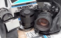 Lot 1111 - A Nikon FM SLR camera (black), serial no....